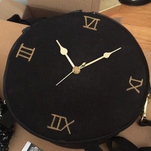 Clock bag, the hands actually move!!